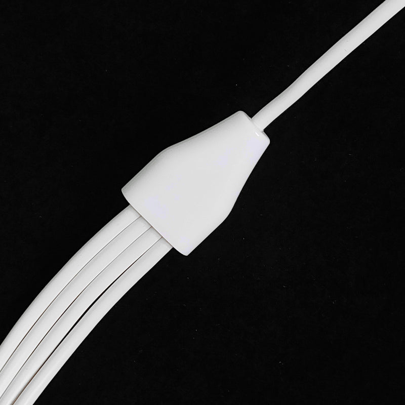 Flexible tangle-resistant USB-C cable