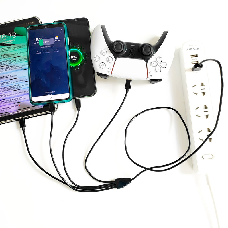 Flexible tangle-resistant USB-C cable