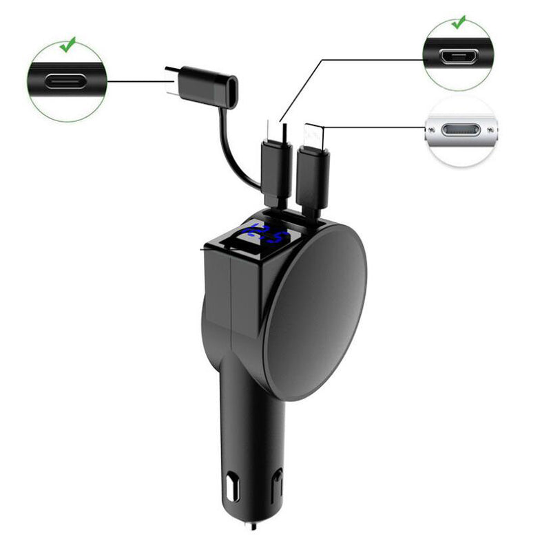 3-in-1 car charger