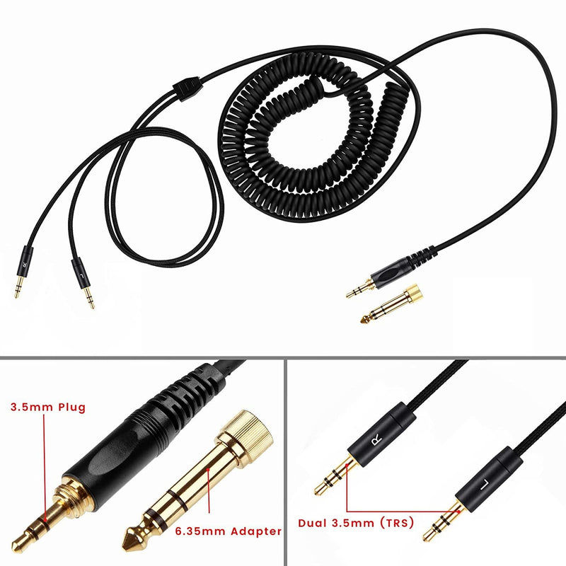 Headphone spring cable