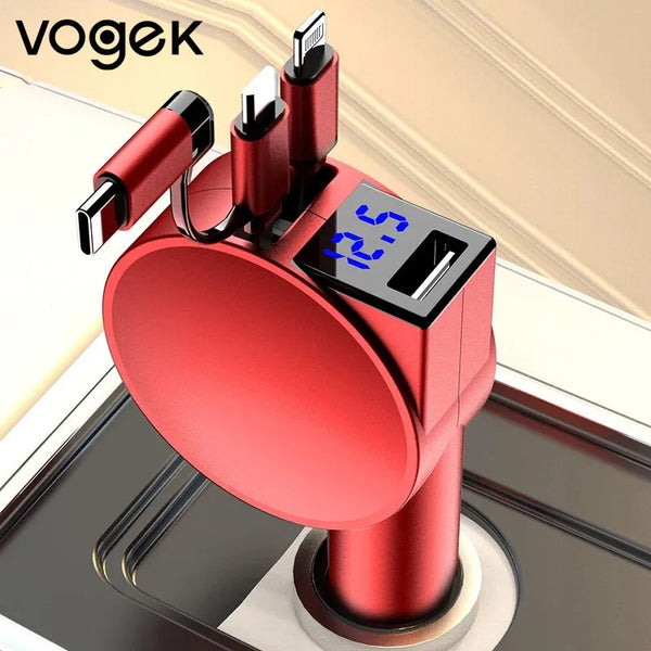 3-in-1 car charger